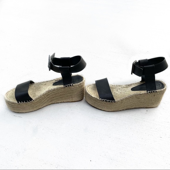 Vince Abby Ankle Platform Wedge Espadrilles Size 9 - Picture 9 of 13